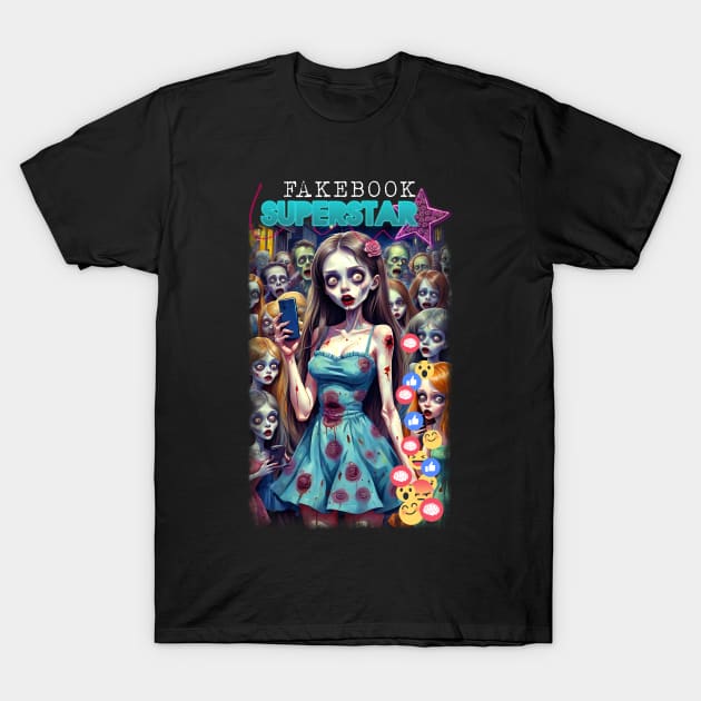 Fakebook Superstar T-Shirt by KawaiiDread